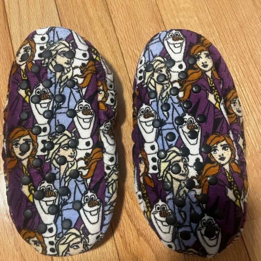 Frozen Kids Fuzzy Slippers